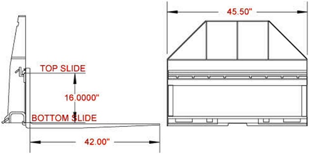 Mini Skid Steer Pallet Forks