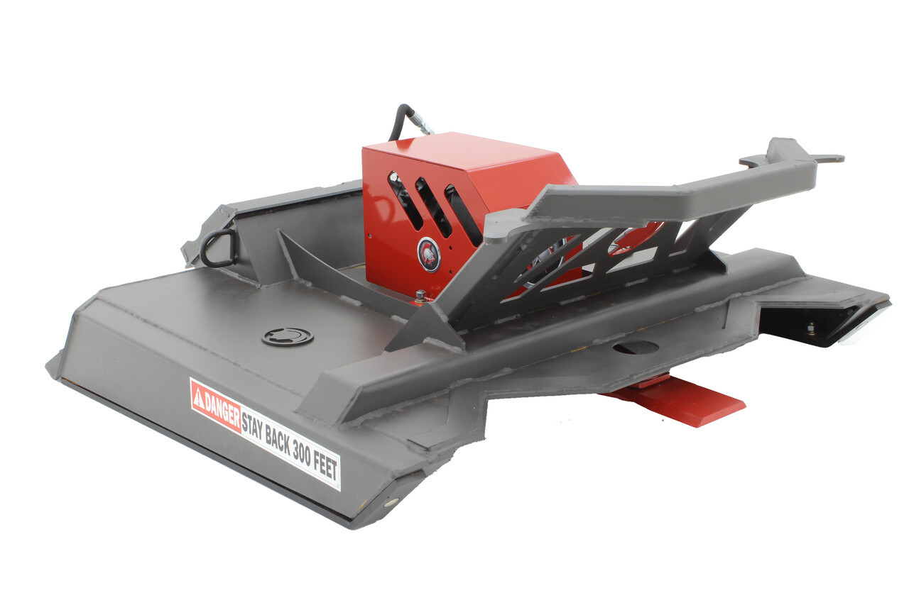 48" Wide Mini Skid Steer Brush Cutter Attachment 10-15 gpm (Professional Series)