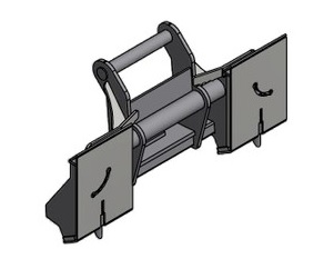 skid steer attachment plate 
